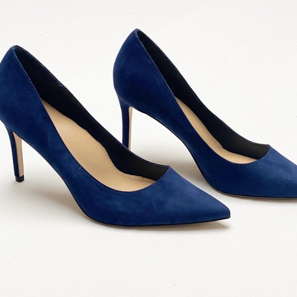 JustFab - NWOT, Khloy, Simple Stunning Blue Heal, Size 6.5 (EUR 37.5)